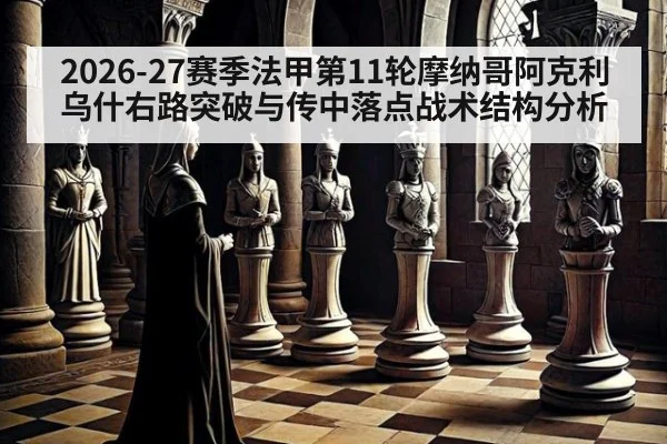 2026-27赛季法甲第11轮摩纳哥阿克利乌什右路突破与传中落点战术结构分析